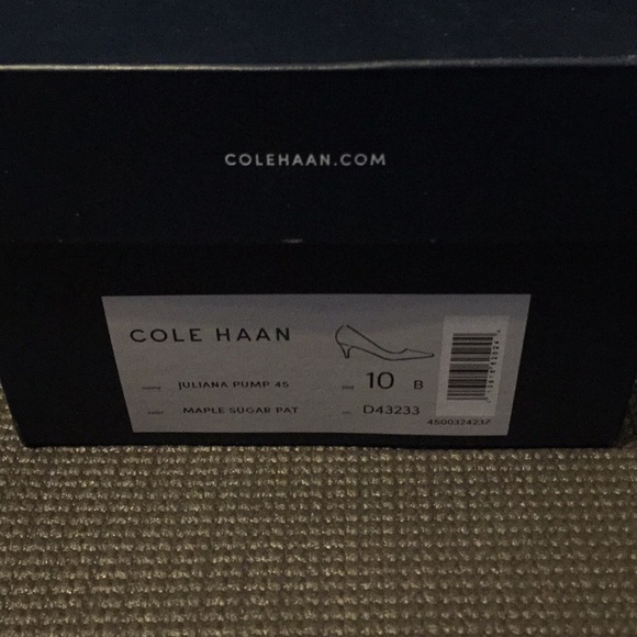 NIB Cole Haan Juliana Maple Patent Size 10 Heels - Picture 3 of 6